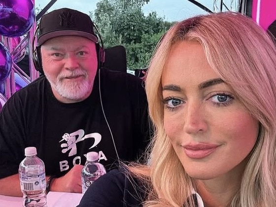 Kyle Sandilands and Jackie 'O' Henderson  in Melbourne on March 11, 2025.Picture: Supplied/Instagram