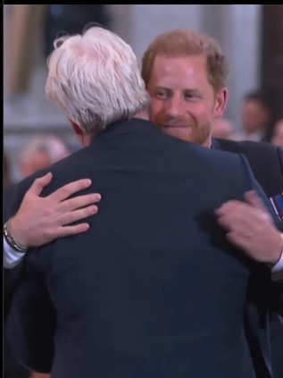 Screengrabs of Prince Harry and Charles Spencer, 9th Earl Spencer. Picture: Instagram