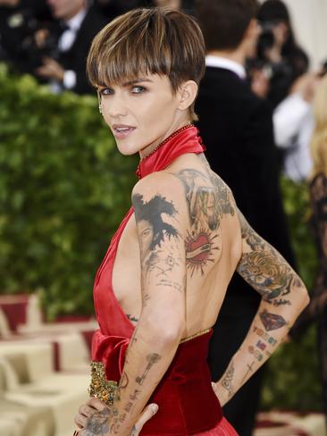 Ruby Rose at the 2018 Met Gala in New York City. Picture: Getty