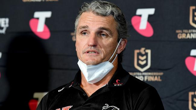 Cleary said it was a “real honour” to be coaching in his third NRL grand final. (Photo by Bradley Kanaris/Getty Images)