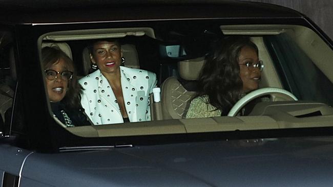 Oprah Winfrey and Gayle King also attended Perry’s bash. Picture: BackGrid