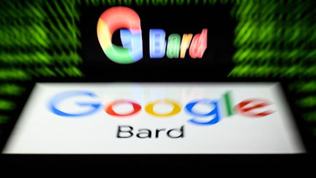 Google Bard is another popular AI program. Picture: Lionel Bonaventure/AFP