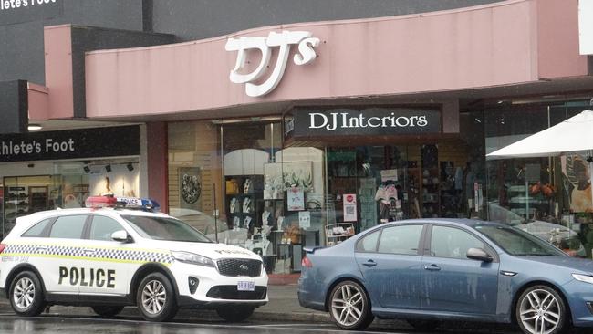 Nathan Barry Lutton walked into DJ Interiors last August and attempted to leave with the store's cash register, store pictured in 2021. Picture: Jessica Ball