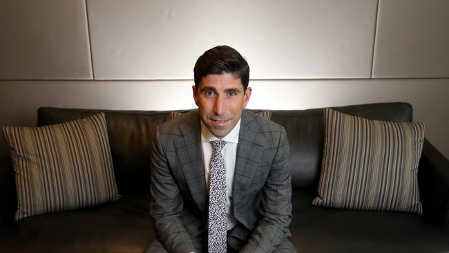 IOOF Chief Executive Renato Mota in Melbourne. Picture Stuart McEvoy/The Australian.