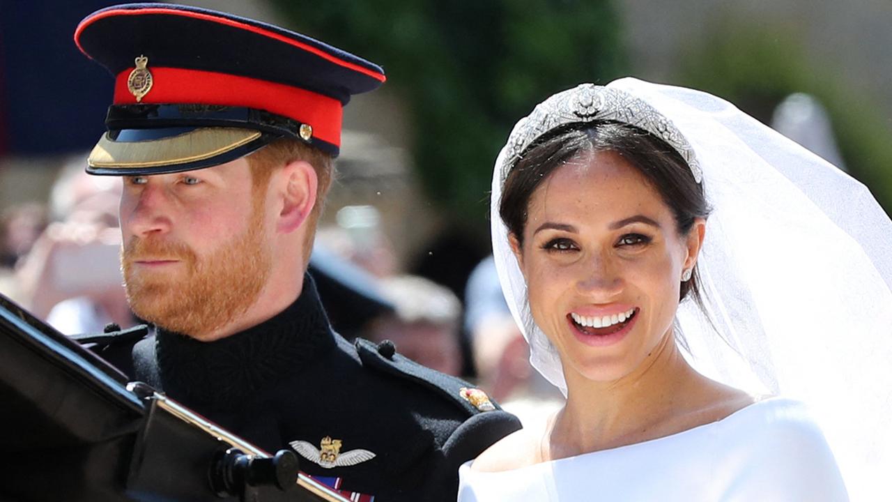 There was said to be a royal row over which tiara Meghan would wear on her wedding day. Picture: Gareth Fuller / POOL / AFP.