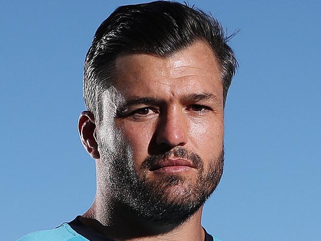 Adam Ashley-Cooper poses for a portrait after the NSW Waratahs Super Rugby captain's run at Brookvale Oval, Sydney. Picture: Brett Costello