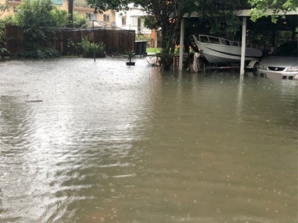 Residents have shared photos of flooding at the site in their submissions. Picture: Brisbane City Council / Submission