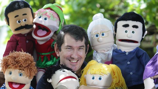 Vision impaired author Alexander Xeras has written a children's books following the adventures of a disabled boy. Photo: Tim Clapin.