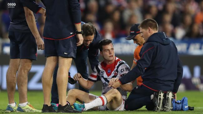 Luke Keary was sidelined for six weeks to recover. Image: Brett Costello