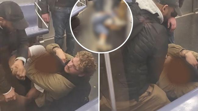 Police are investigating the shocking choking death of a man at a New York subway station.