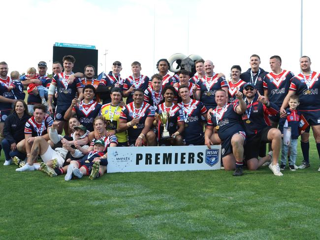 Camden after their reserve grade grand final victory. Picture Warren Gannon Photography