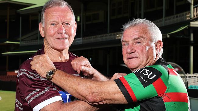 Rugby league greats Reilly and Piggins return to the SCG. (Brett Costello)