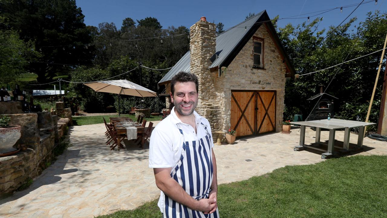 Andre Ursini at his Villetta Porcini in Mylor ahead of its launch in 2019. Picture: Kelly Barnes