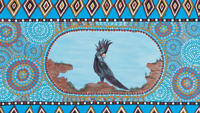 Sheldon Broderick’s artwork Journey of a Black Cockato. Picture: The Torch