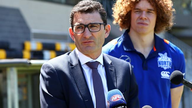 Travis Auld has the tough job of juggling the AFL’s fixture during the coronavirus crisis. Picture: AFL Media/Getty Images