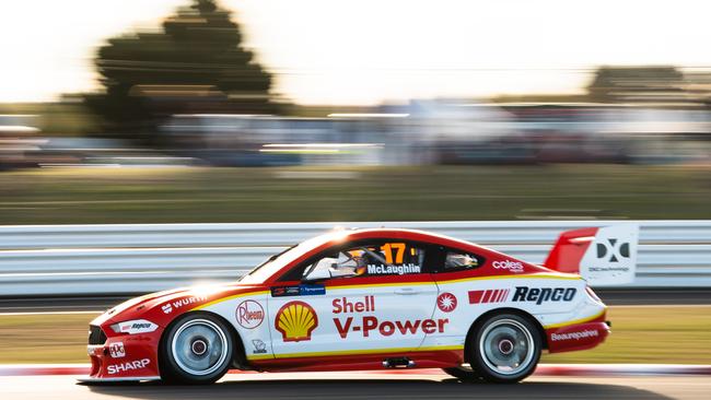 Scott McLaughlin drives the #17 Shell V-Power Racing Team Ford Mustang during the Tasmania SuperSprint Supercars Championship Round at Symmons Plains Raceway. Picture: Daniel Kalisz/Getty Images