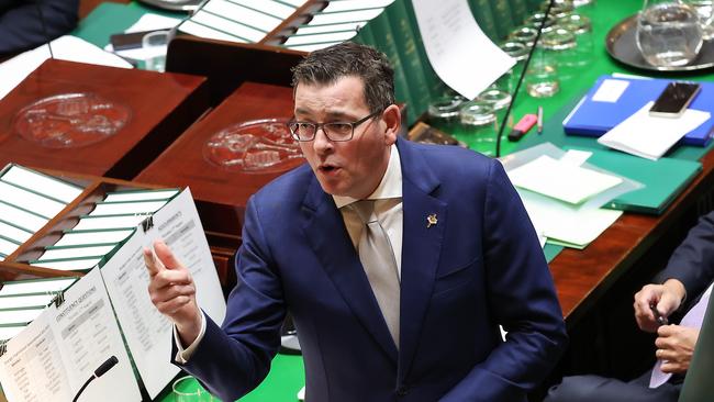 Former Victorian Premier Dan Andrews was awarded the Companion of the Order of Australia. Picture: NCA NewsWire / Ian Currie