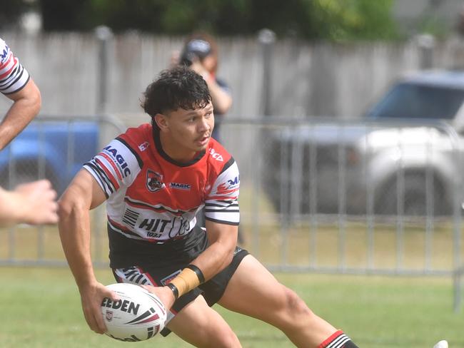 Kirwan State High School hosts St Patrick's College, Mackay, in round 1 of the 2025 Aaron Payne Cup. Picture: Evan Morgan