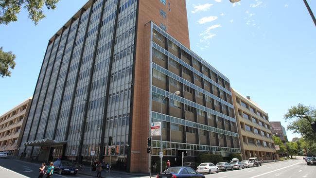 The exterior of the current Women's and Children's Hospital in North Adelaide.