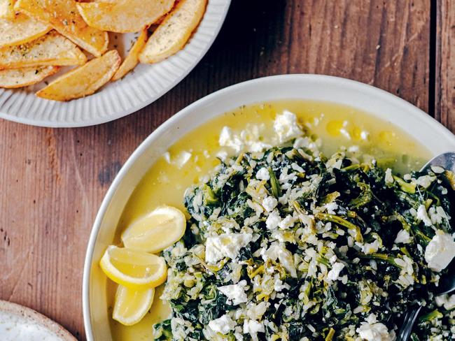 Spinach and dill rice from A Seat At My Table