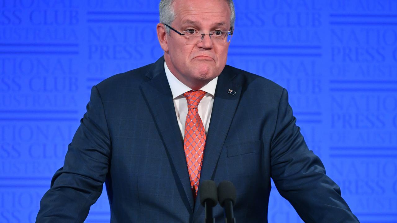 Scott Morrison has defended the program repeatedly, including at the National Press Club. Picture: Mick Tsikas/AAP