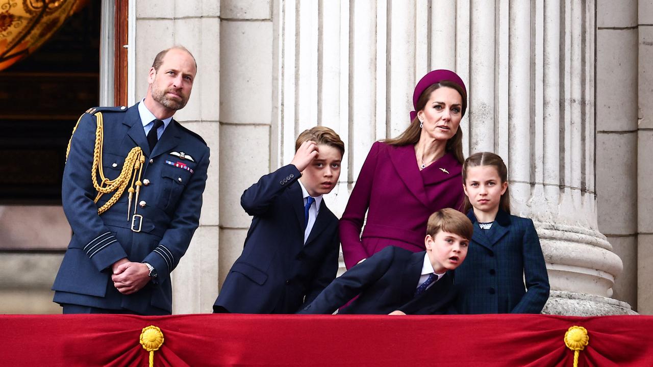Royals lead VE Day celebrations and forget Harry for a day