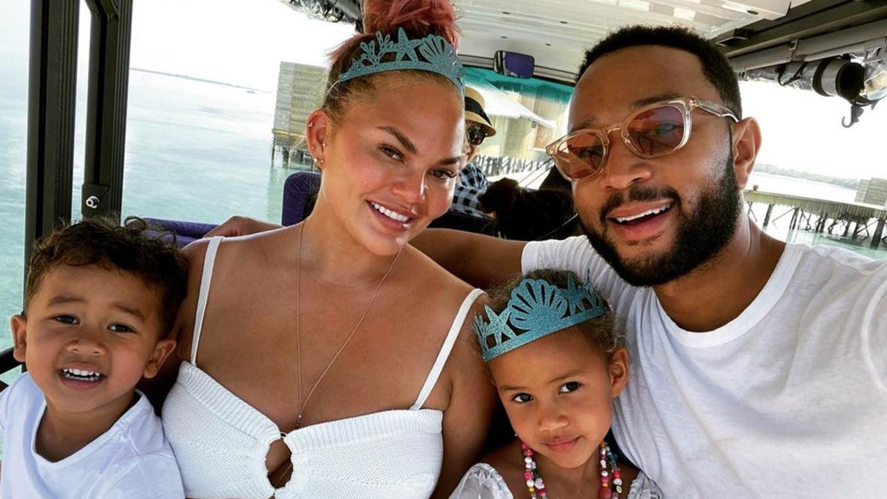 Chrissy Teigen was shares two young children with singer John Legend. Picture: Chrissy Teigen/Instagram