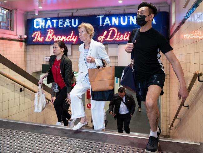 Free public transport could held revive the Sydney CBD on ‘dead days’ like Mondays and Fridays. Picture: NCA NewsWire / James Gourley