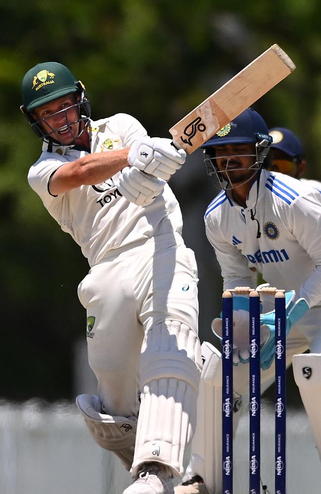 Nathan McSweeney could have one foot in the door for a Test debut this summer. Picture: Getty Images