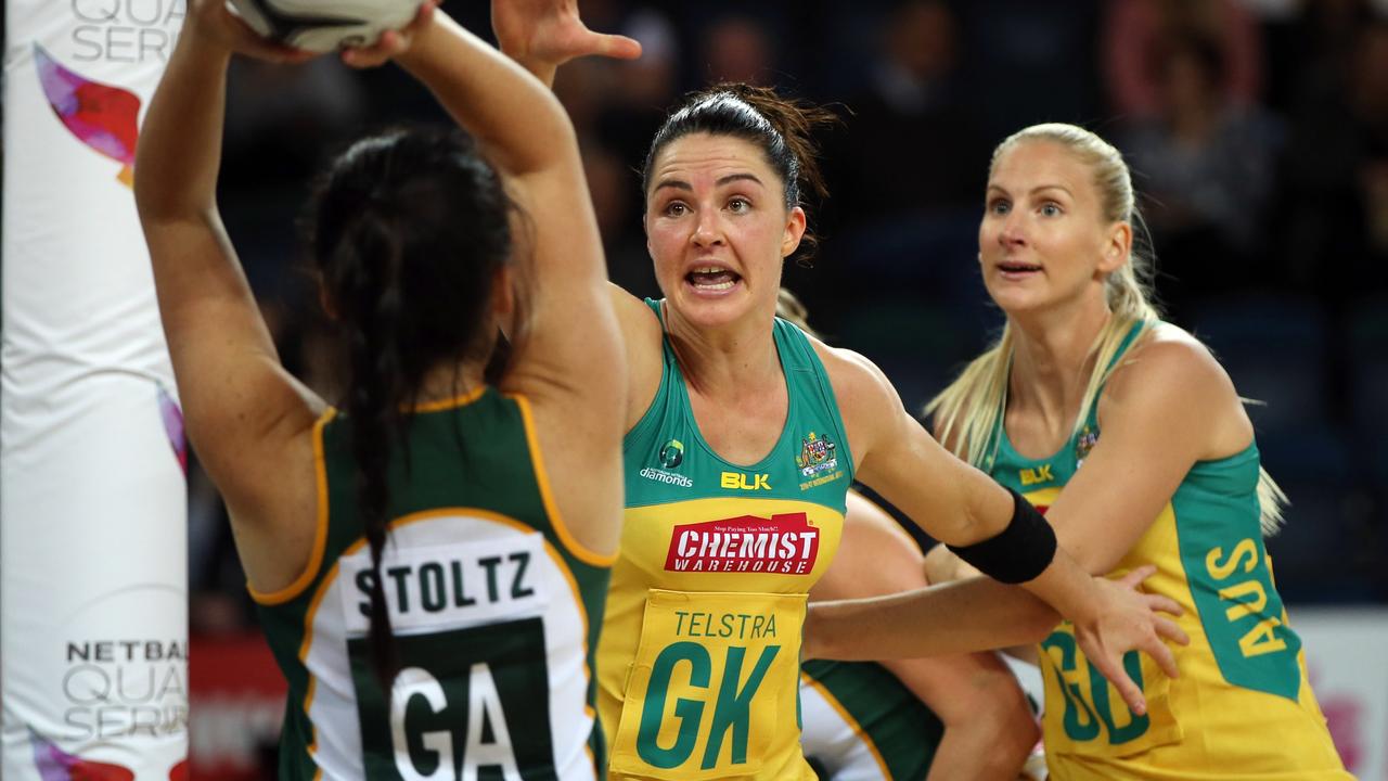 Layton has made the transition from netball starlet to AFLW gun. Picture: Michael Bradley