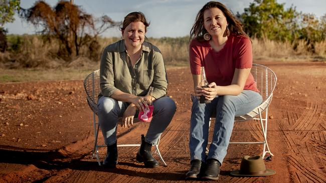 Caroline Graham (left) and Kylie Stevenson have made two new bonus episodes of their hit podcast Lost In Larrimah, exclusively for The Australian’s subscribers.