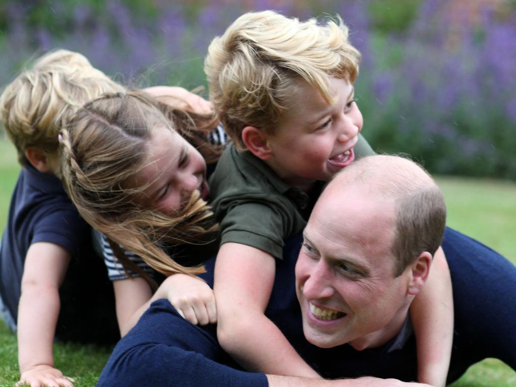 William and Kate will need to work out what to do with their ‘spares’ Charlotte and Louis before they are old enough to realise George’s role is different to theirs. Picture: The Duchess of Cambridge.