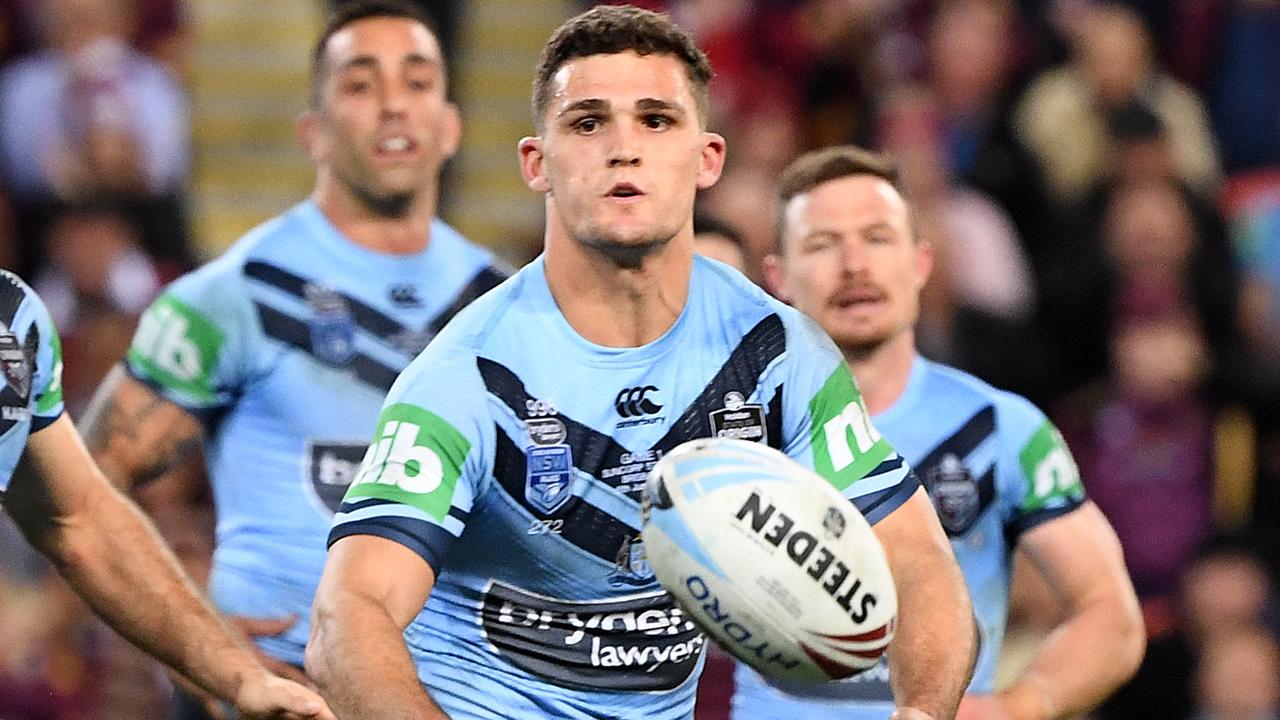 Nathan Cleary of the Blues is apprently set for a position switch.