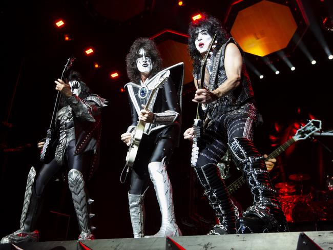 KISS play the first of two nights at Sydney’s Qudos Bank Arena. Picture: Monique Harmer