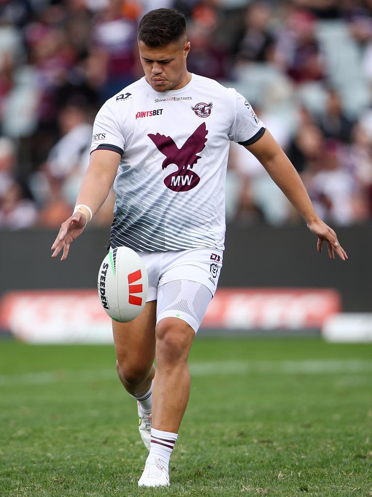 Manly has thrown down the challenge to Josh Schuster. Picture: NRL Photos