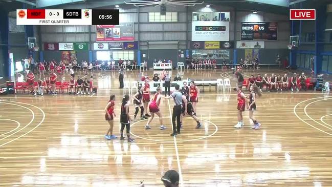 REPLAY: Qld U16's Girls Basketball Championships - Southern Districts Trojans Black vs Moreton Bay Fire (Div 3)