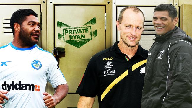 Chris Sandow and Stephen Kearney feature in Private Ryan.