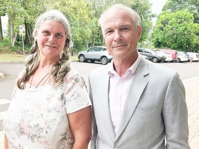 CLEAN SWEEP: Lismore's new mayor Vanessa Ekins introduced the interim general manager Michael Donnelly at a media conference at council's Goonellabah offices on Wednesday February 10, 2021. Photo: AlISON pATErson