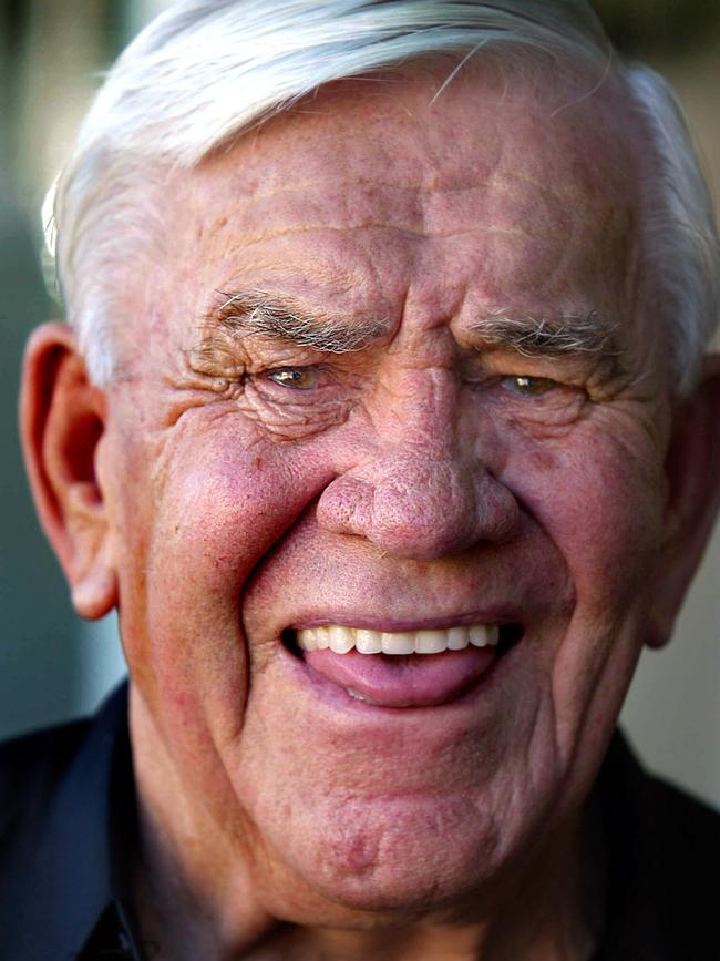 Lou Richards celebrates his 80th birthday.