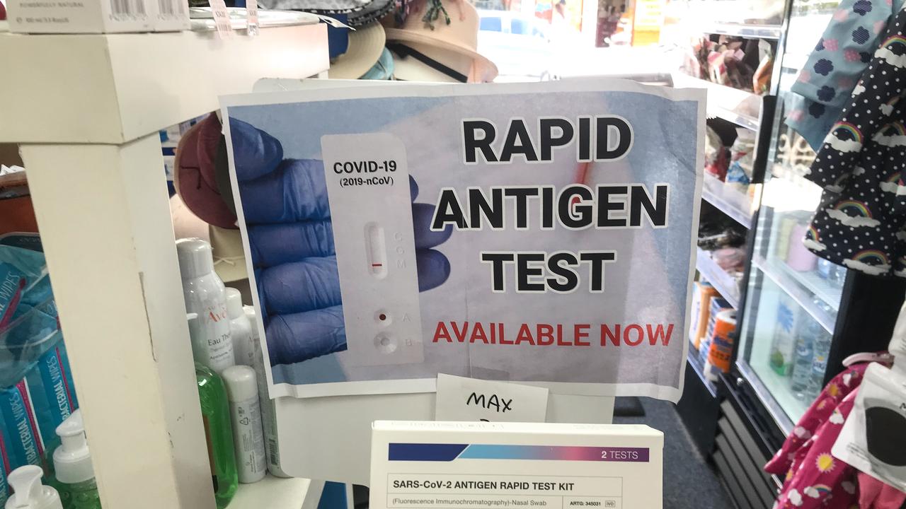 More than 3900 complaints about the price of rapid antigen tests have been received by the ACCC, more than 1300 of which relate to pharmacies. Picture: NCA NewsWire / Flavio Brancaleone