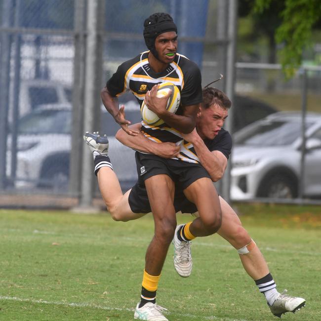 QLD Rugby Union State Championships (17-18 years boys) at the Townsville Sports Precinct. Friday May 23. Metro East against Capricorn. Picture: Evan Morgan