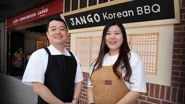 Jango Korean BBQ Restaurant is opening at Kawanan Shopping World. Pictured, Managers, Kihoon Nam and Aram Lee. Patrick Woods.