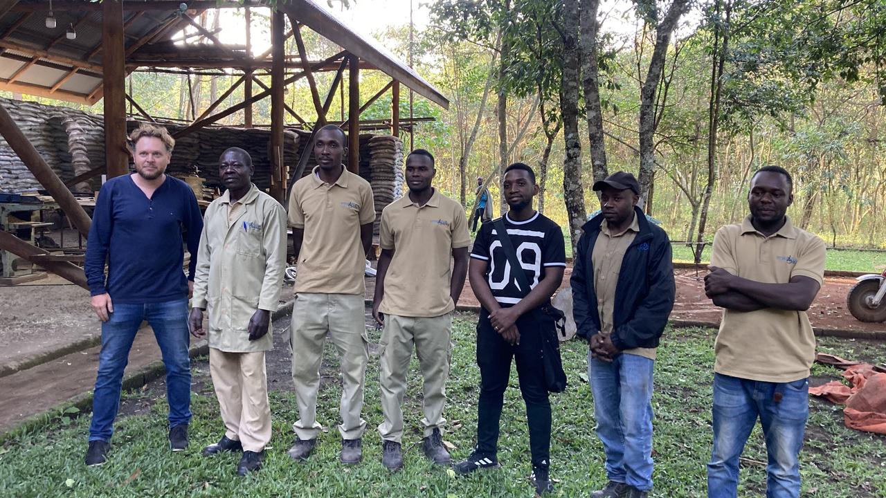 Steve Williams and his team at Kyaninga Lodge. Picture: News.com.au