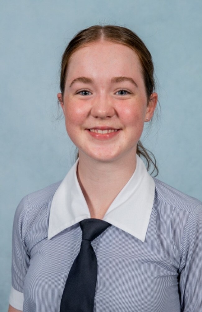 Piper Hay has been named Academic and Pathways Captain 2024 of St Patrick's College Gympie. December 2023.