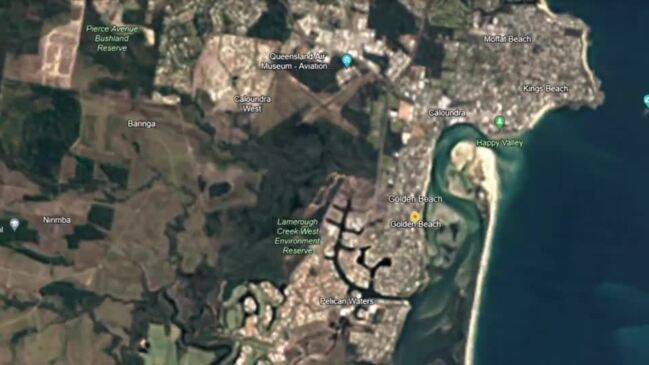 Google timelapse of Golden Beach and Pumicestone Passage 1984 to 2022