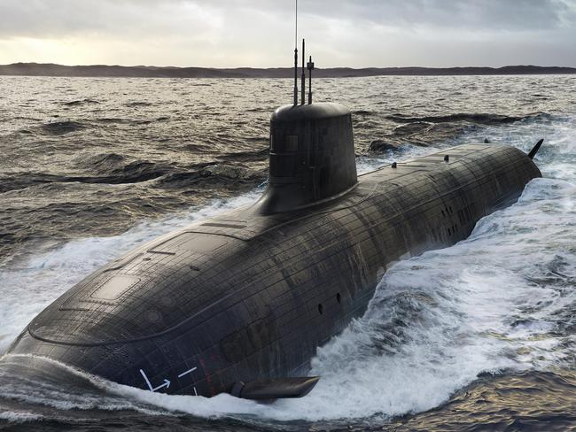 Render of the SSN-AUKUS Nuclear-Powered Submarine. Credit: BAE Systems