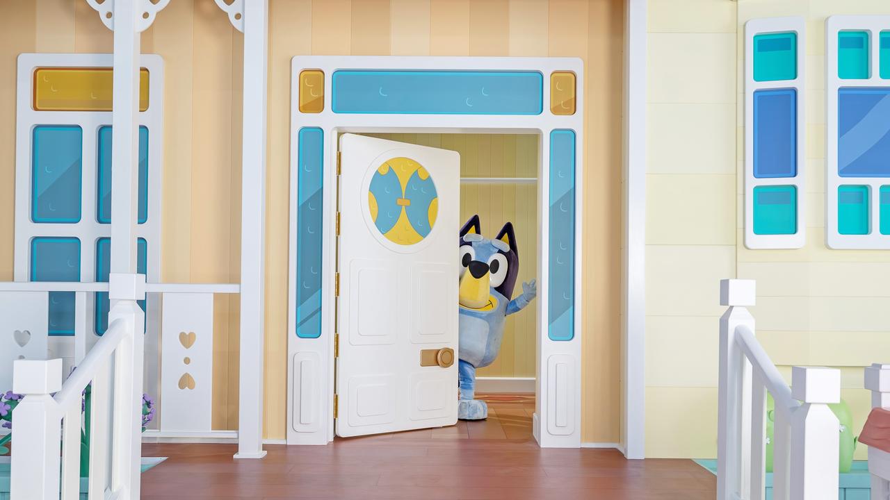 The first glimpse of Bluey's World Brisbane as fans eagerly await the opening next month. Photo: Supplied.