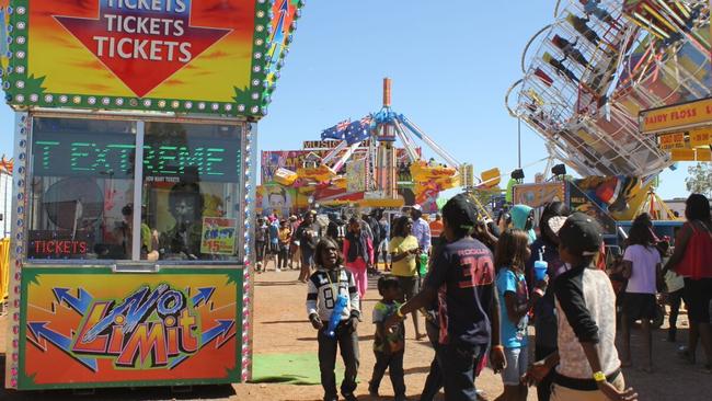 The mayor denied that nothing had been done to restore the Tennant Creek Show site over the years, or that the 25-day notice was a “last minute cancellation”.