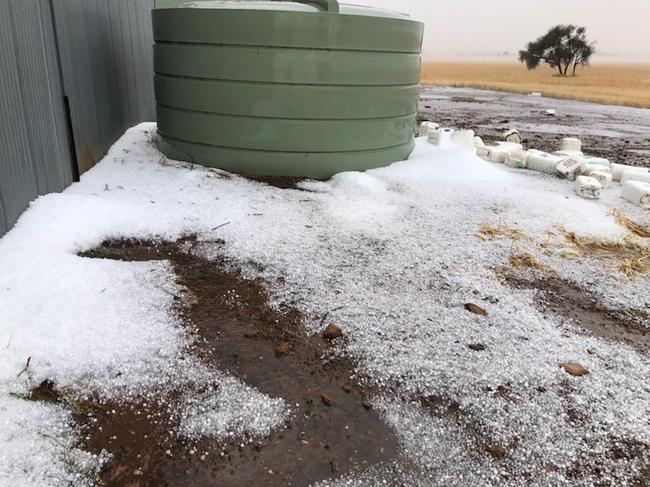 Hail at Tuckerang. Photo: Douglas Wunsch