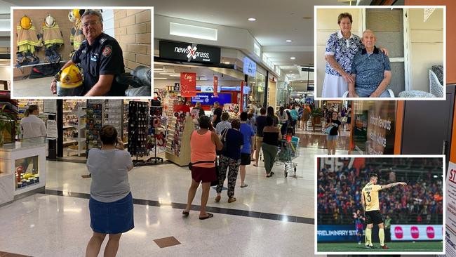 Our 2011 floods anniversary coverage (top left) was among the top stories of the week, but by far the biggest story was the panic buying that followed the announcement of a lockdown across Ipswich (main image).